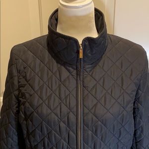J. Crew Black Quilted Jacket Size M